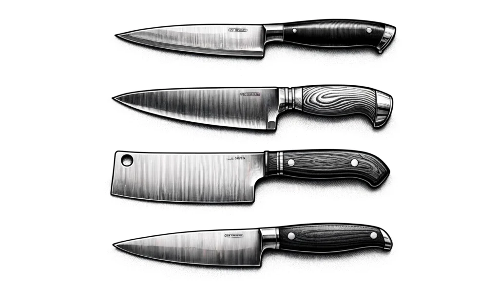 La différence entre un couteau de chef et un couteau de boucher